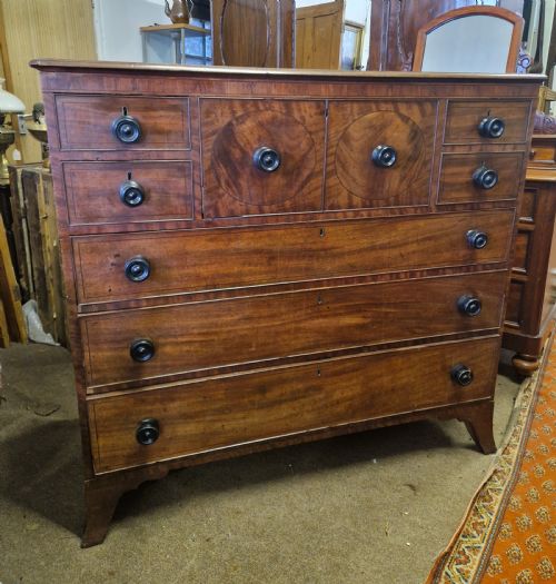 Georgian Secretaire Chest of Drawers