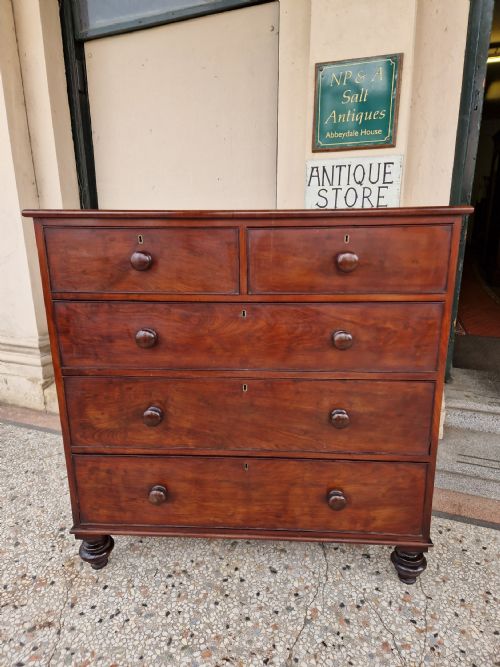 Antique Large  Mahogany Chest of Drawers