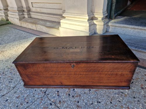 Antique  Solid  Oak Box /Trunk