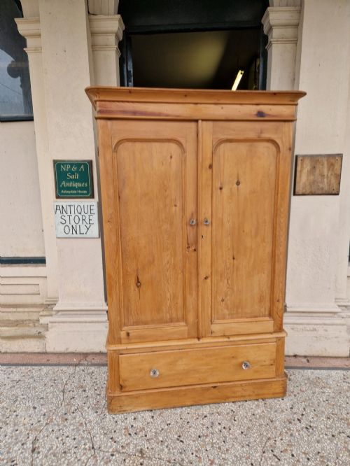 Victorian Pine Wardrobe