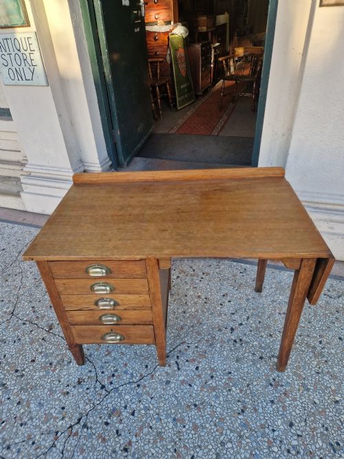 Solid Oak Office Desk
