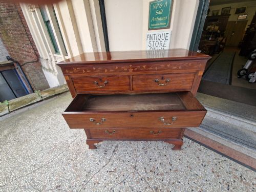 LARGE VICTORIAN MAHOGANY CHEST OF DRAWERS - ADDITIONAL PHOTO 5