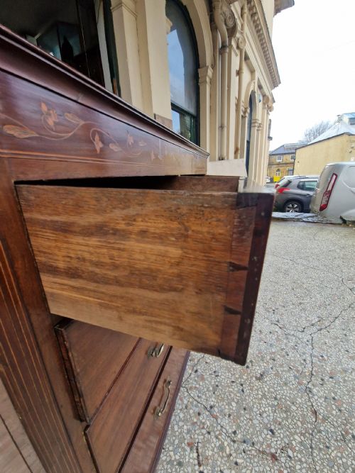 LARGE VICTORIAN MAHOGANY CHEST OF DRAWERS - ADDITIONAL PHOTO 3