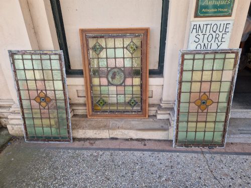 VICTORIAN STAINED GLASS PANELS - ADDITIONAL PHOTO 2