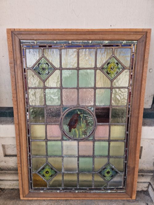 VICTORIAN STAINED GLASS PANELS