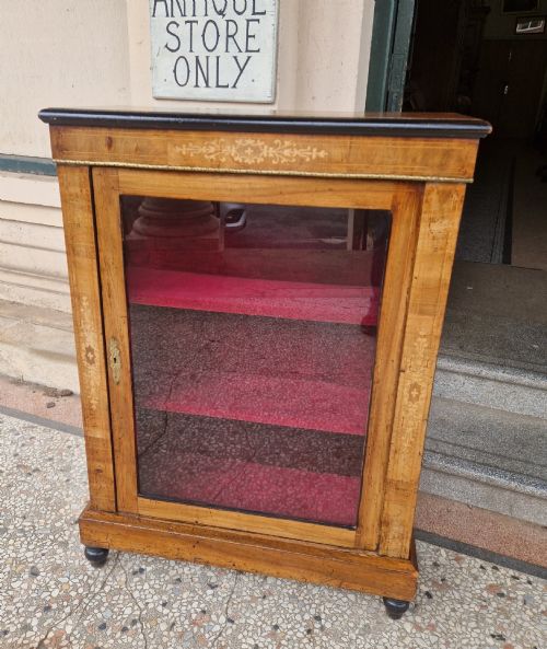 Antique Walnut Pier Cabinet