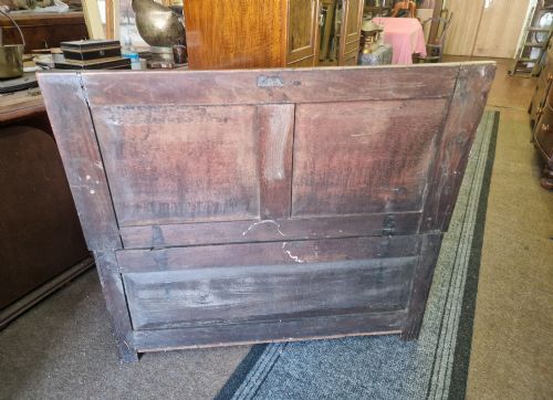 GEORGIAN OAK SETTLE HALL BENCH - ADDITIONAL PHOTO 6