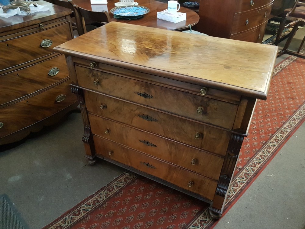 WALNUT CHEST OF DRAWERS  View III