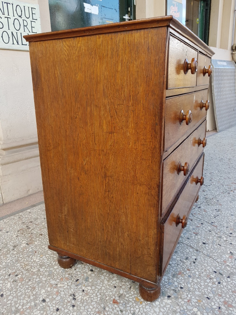 GEORGIAN OAK CHEST  View IV