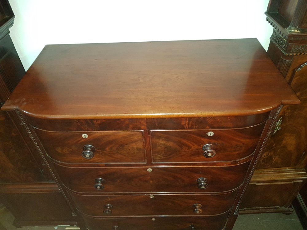 VICTORIAN MAHOGANY CHEST View II