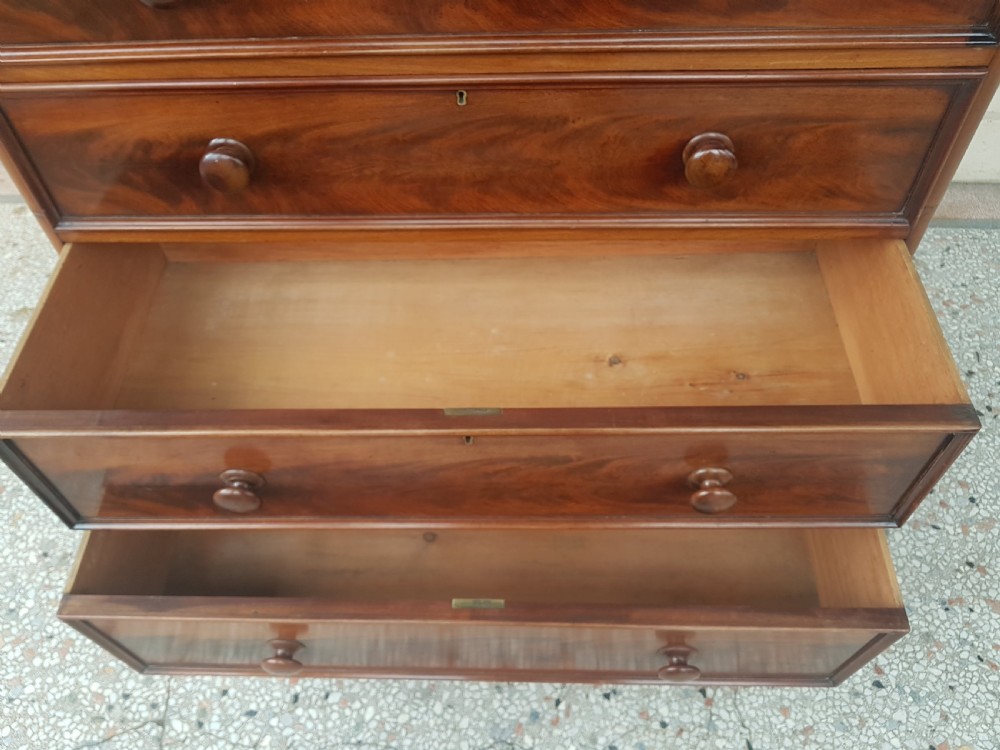 VICTORIAN MAHOGANY CHEST  View IV