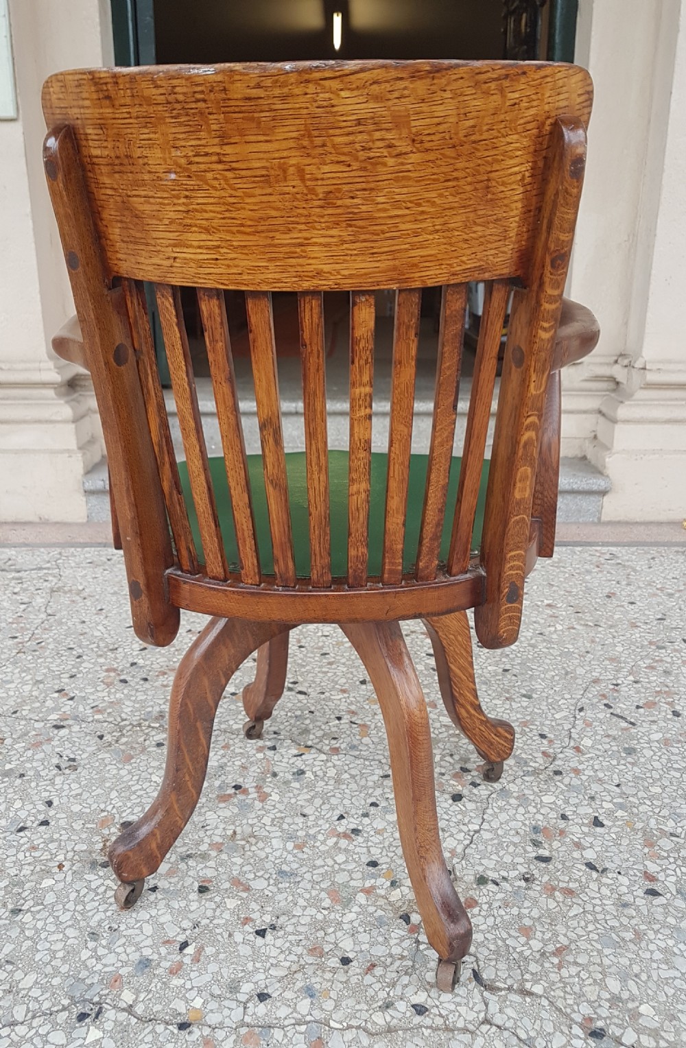 OAK SWIVEL DESK CHAIR  View II