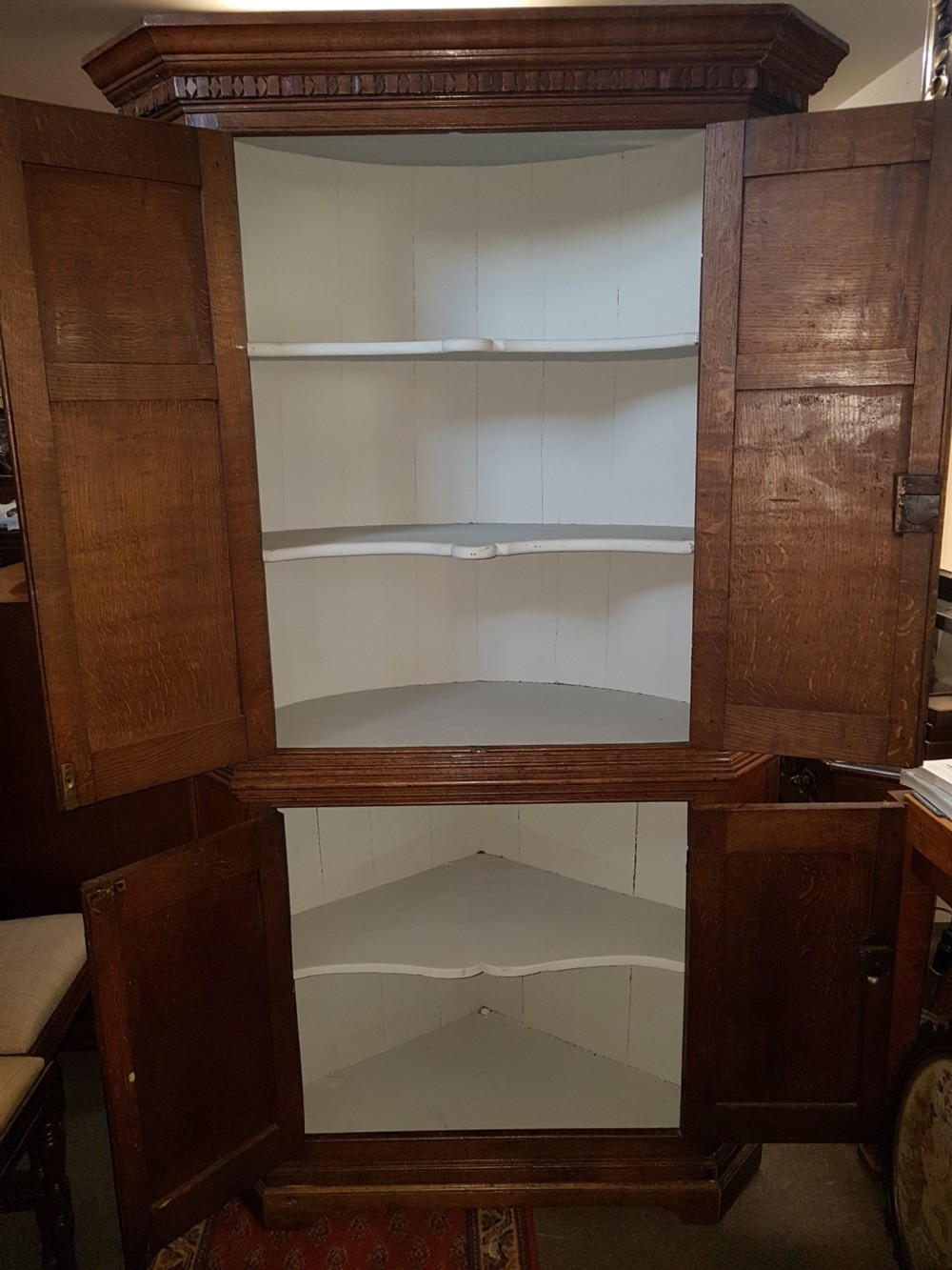 GEORGIAN CORNER CUPBOARD  View III