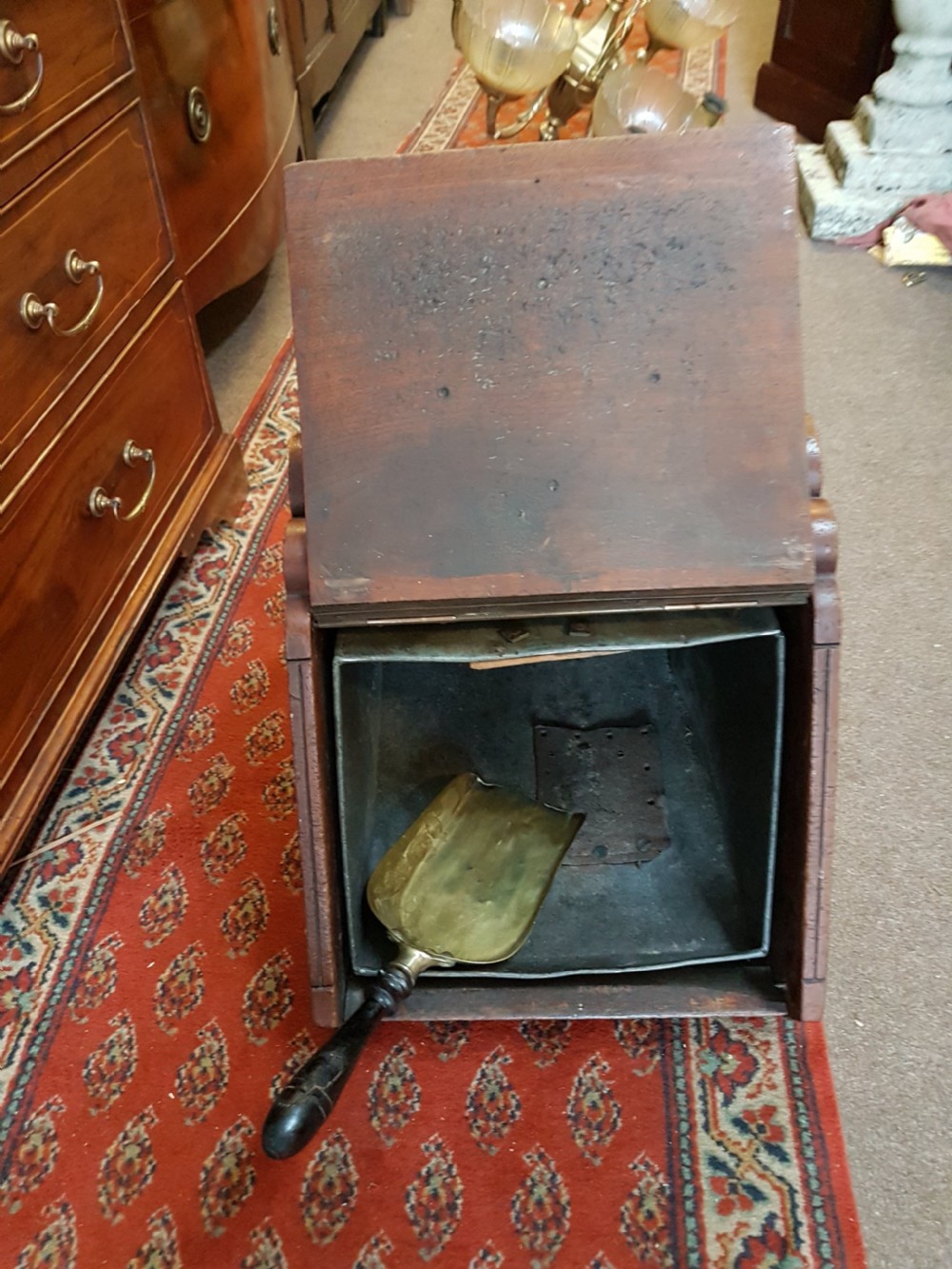 Antique coal box  View III