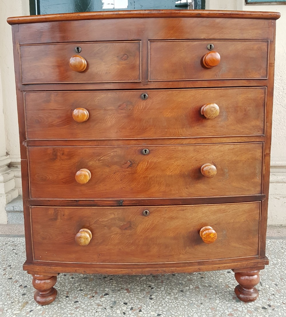 MAHOGANY CHEST OF DRAWERS  View III