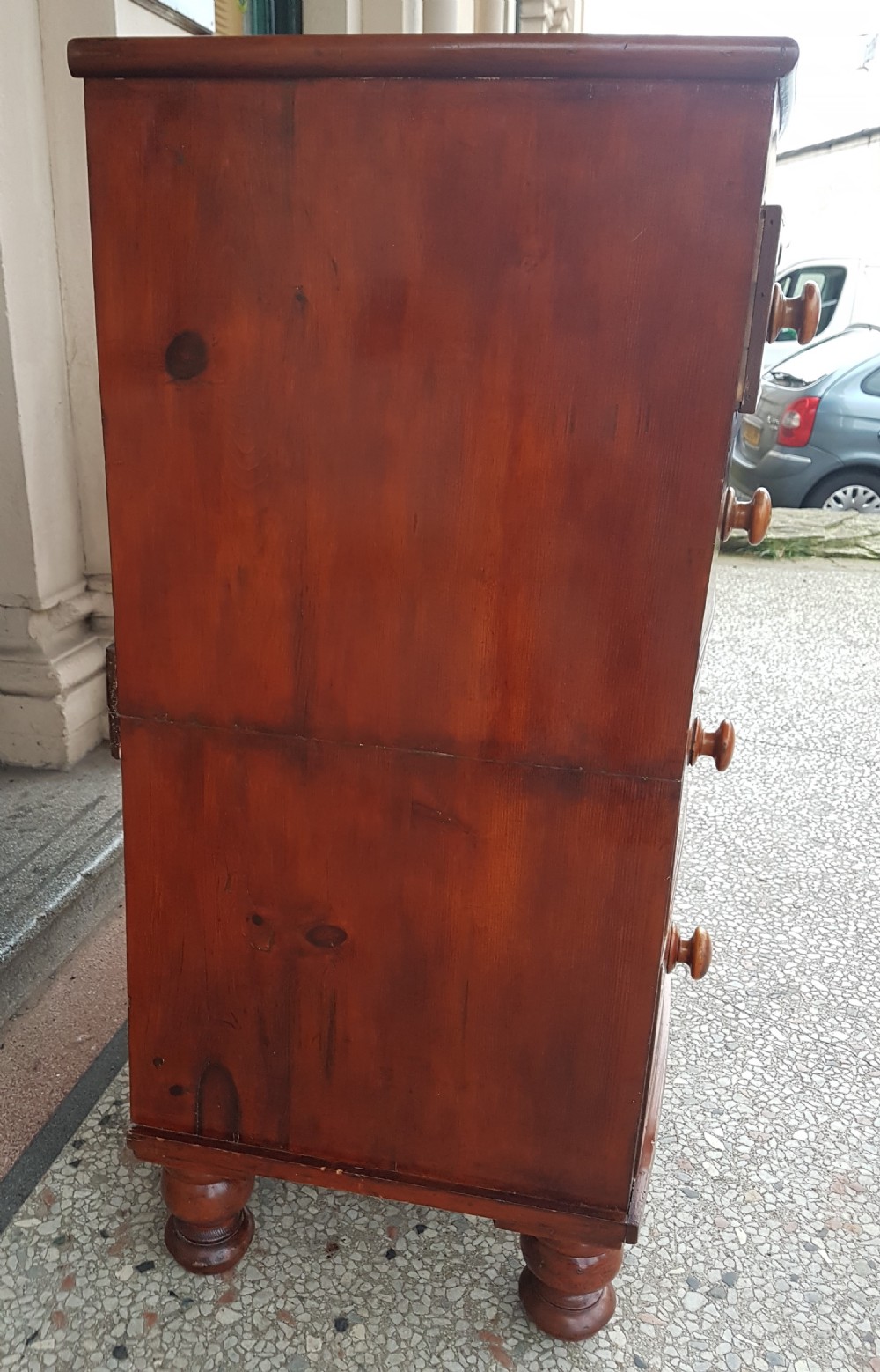 MAHOGANY CHEST OF DRAWERS  View IV