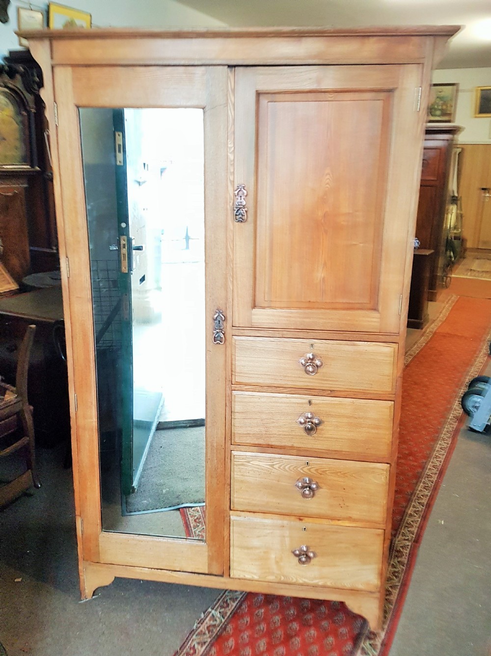 ANTIQUE  ASH WARDROBE  View III