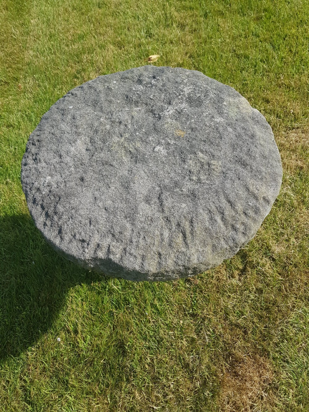 ANTIQUE STADDLE STONE  View II