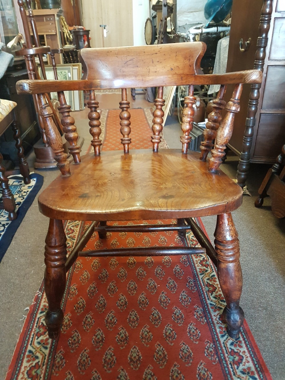  ANTIQUE CAPTAINS CHAIR  View III