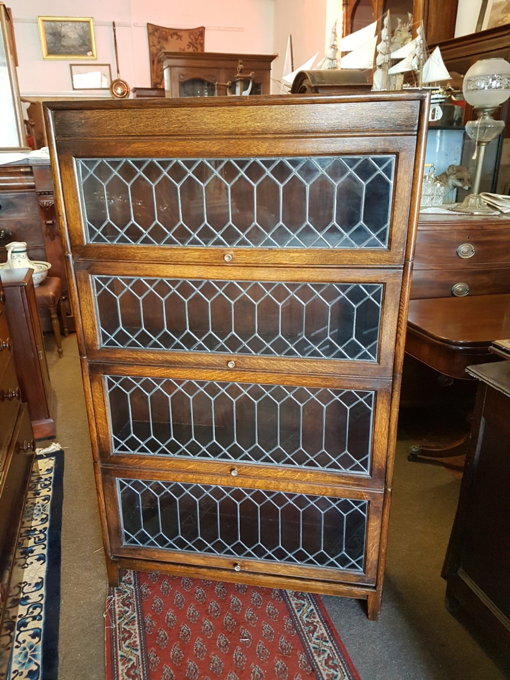 ANTIQUE STACKING BOOKCASE 