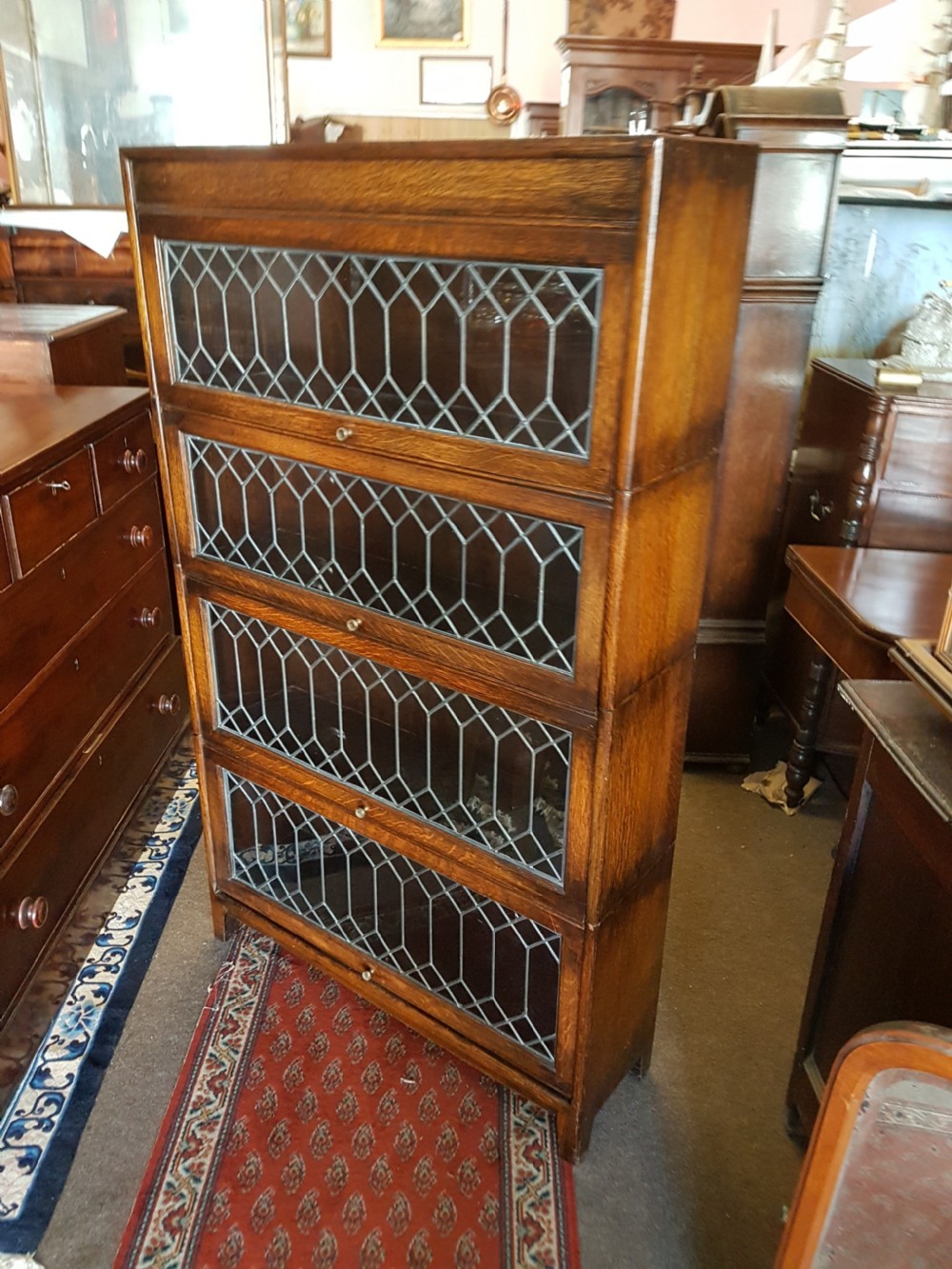 ANTIQUE STACKING BOOKCASE  View II