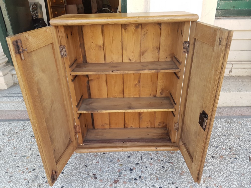 ANTIQUE PINE CUPBOARD  View II