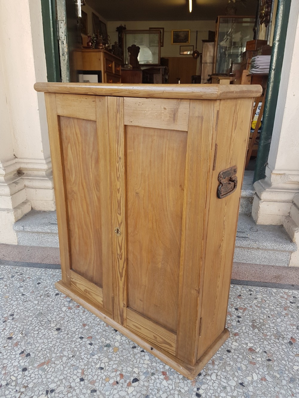 ANTIQUE PINE CUPBOARD  View III