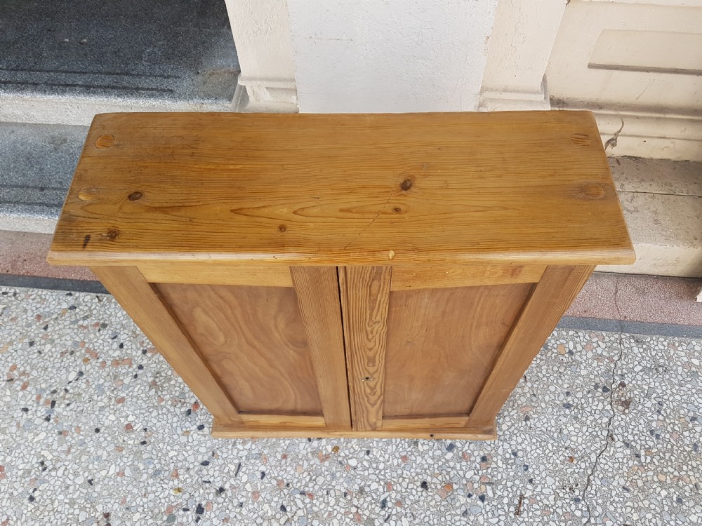 ANTIQUE PINE CUPBOARD  View V