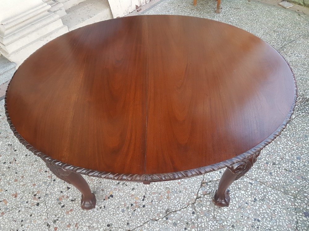 Mahogany Extending Dining table  View V