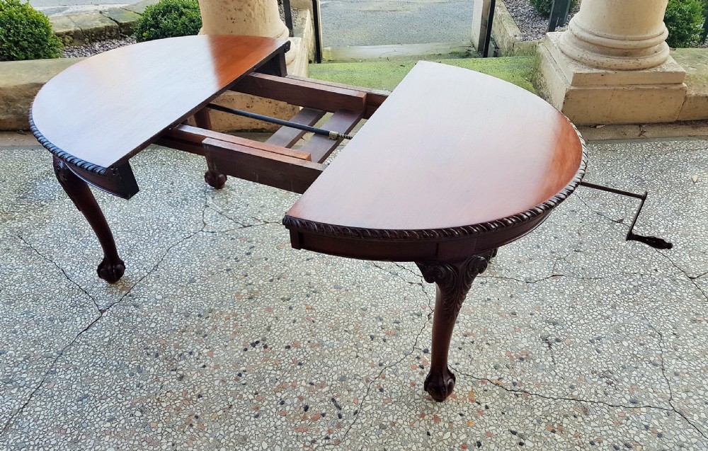 Mahogany Extending Dining table  View VI