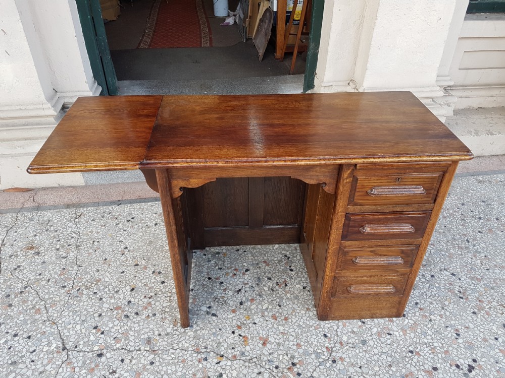 Antique oak desk   View III