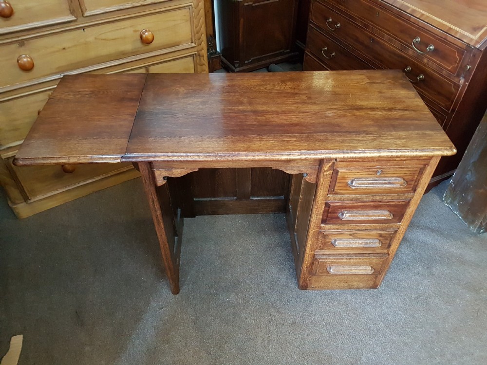 Antique oak desk   View V