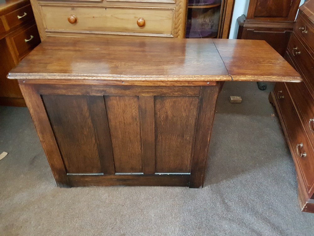 Antique oak desk   View VI