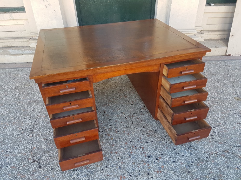 ANTIQUE WALNUT DESK  View IV