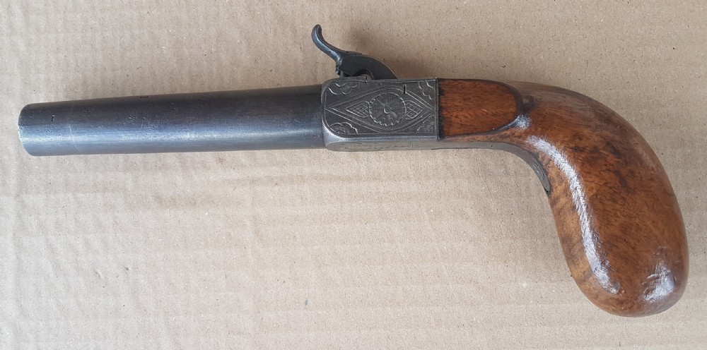 ANTIQUE  BOX LOCK PISTOL  View II