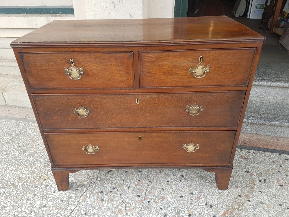 ANTIQUE OAK CHEST View V