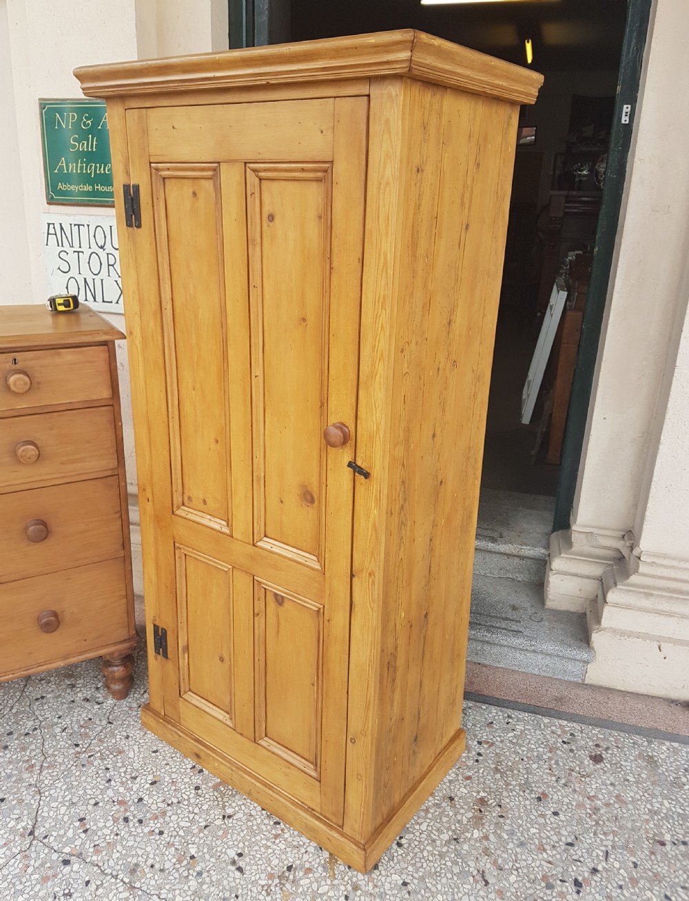 VICTORIAN  PINE CUPBOARD  View III