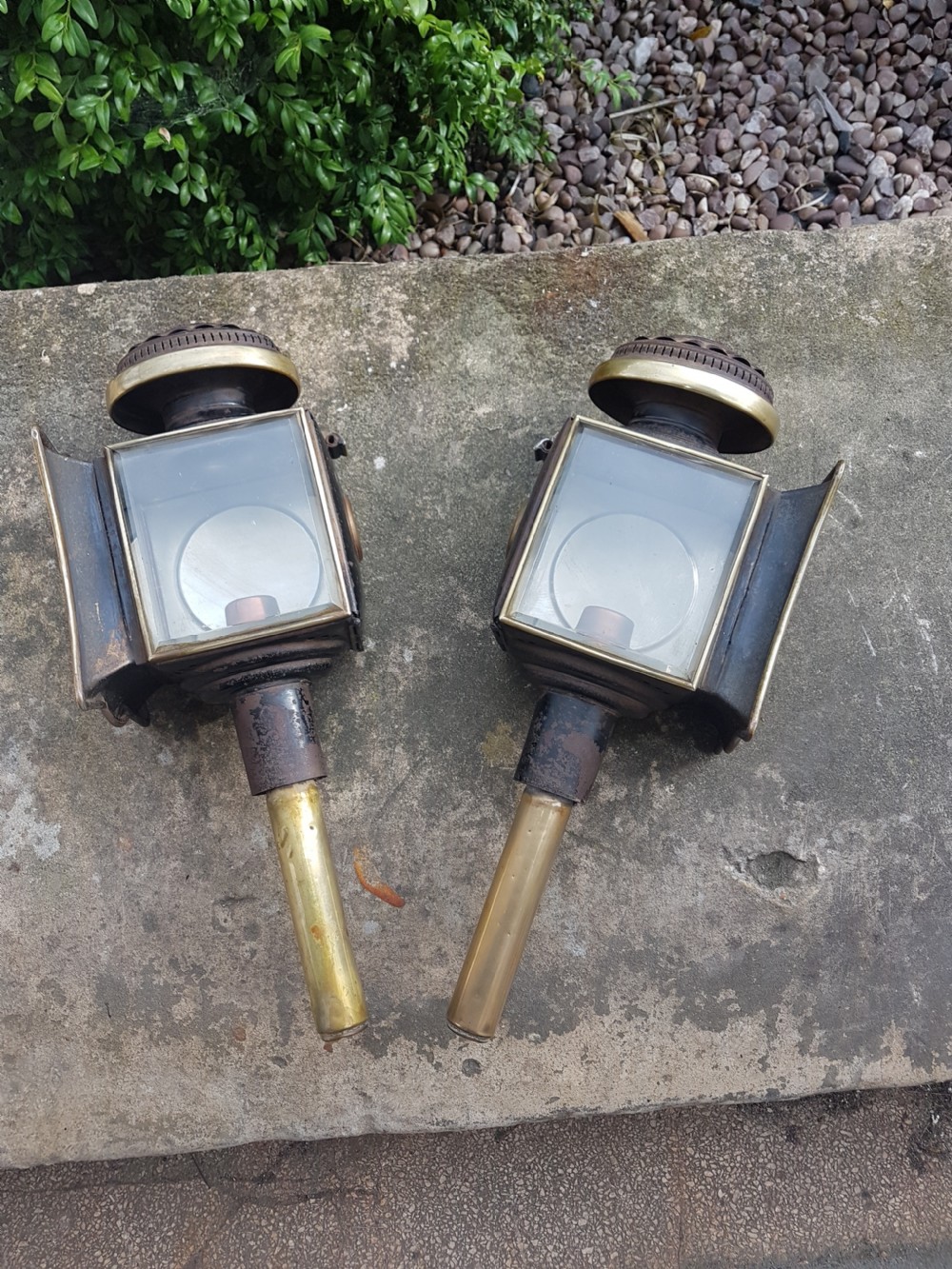 PAIR OF VICTORIAN COACH LAMPS  View II