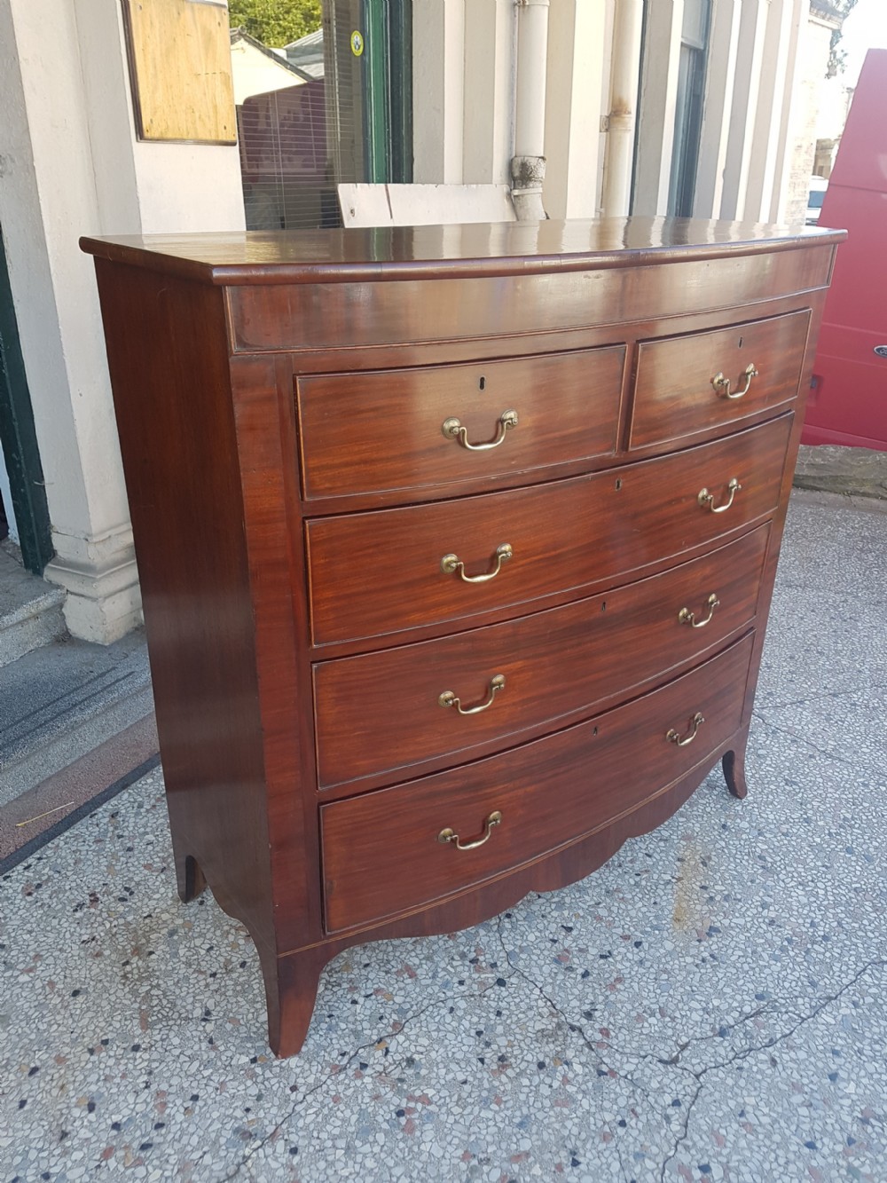 ANTIQUE GEORGIAN CHEST  View III