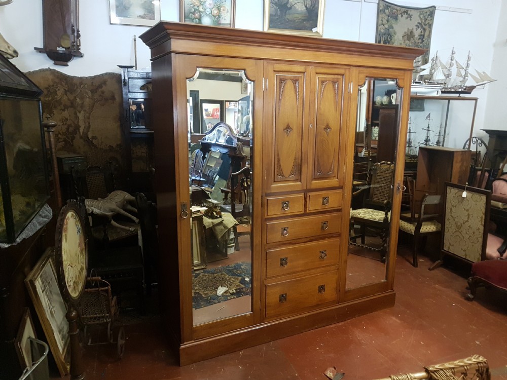 ANTIQUE WALNUT WARDROBE  View VIII