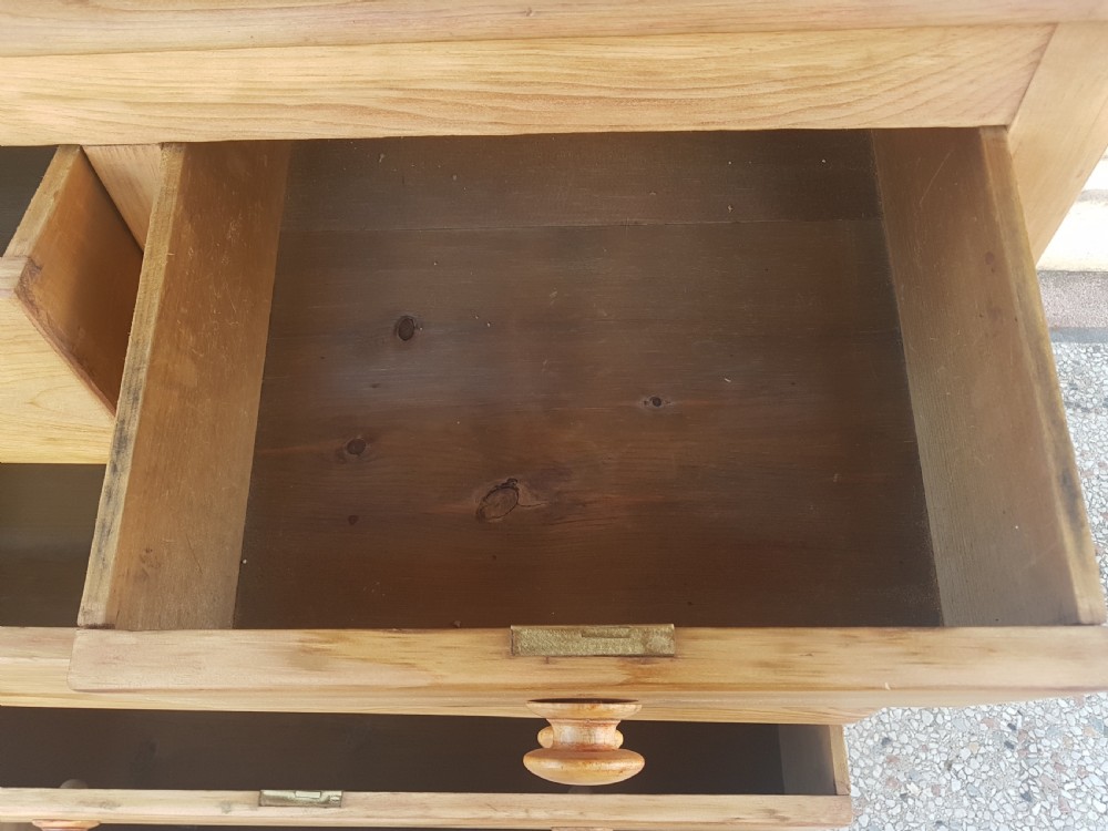 ANTIQUE PINE CHEST OF  DRAWERS  View VI
