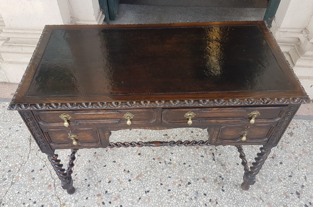 ANTIQUE OAK DESK View II