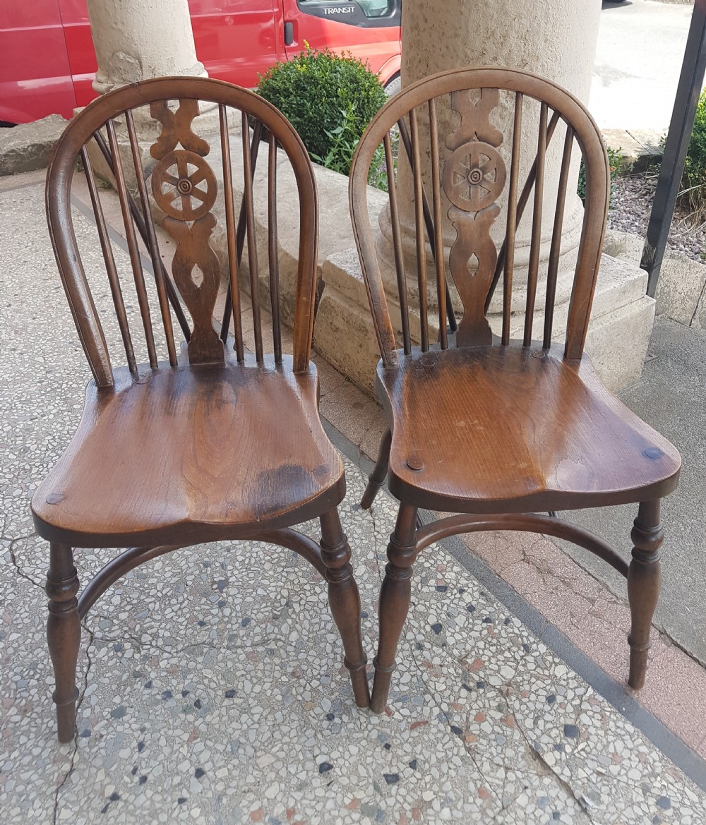PAIR OF ANTIQUE  CHAIRS 