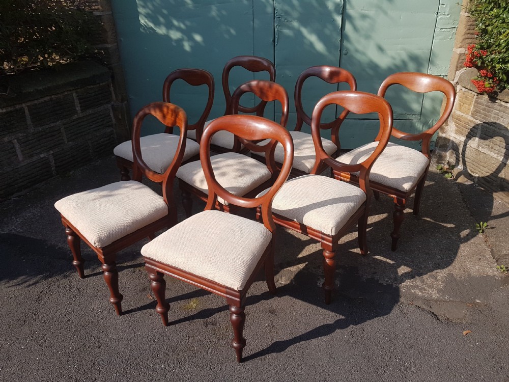 SET OF EIGHT VICTORIAN CHAIRS   View VI