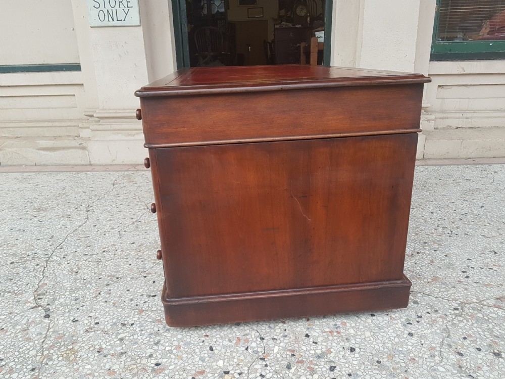 ANTIQUE MAHOGANY DESK  View III