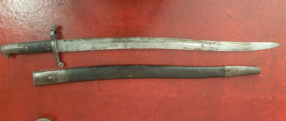 ANTIQUE  1856 PATTERN  YATAGHAN SWORD BAYONET 