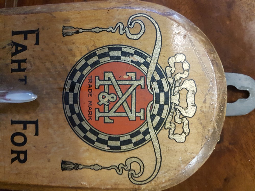 ANTIQUE ADVERTISING THERMOMEMETER  View III