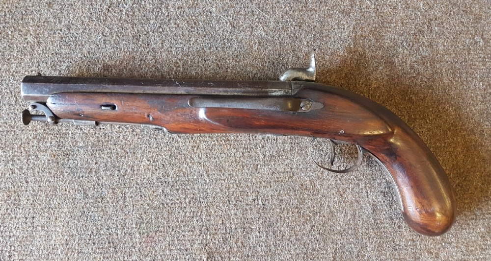 ANTIQUE PERCUSSION  PISTOL View II
