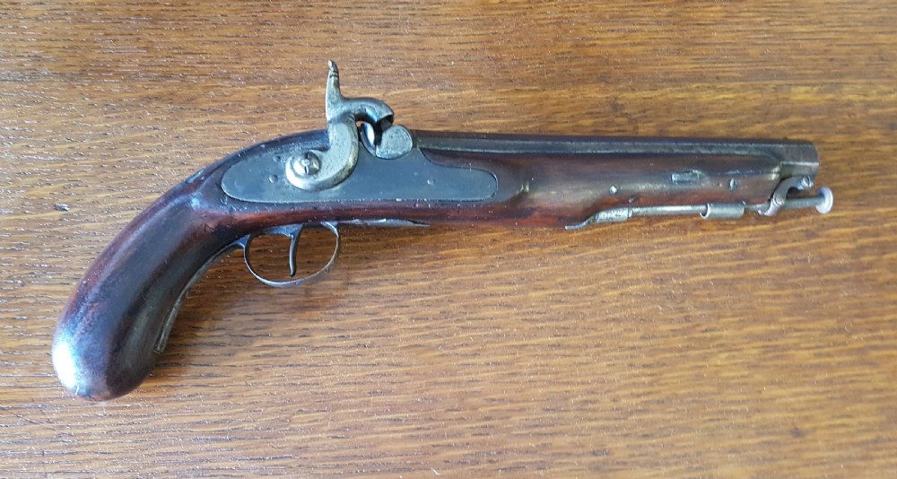 ANTIQUE PERCUSSION  PISTOL View V
