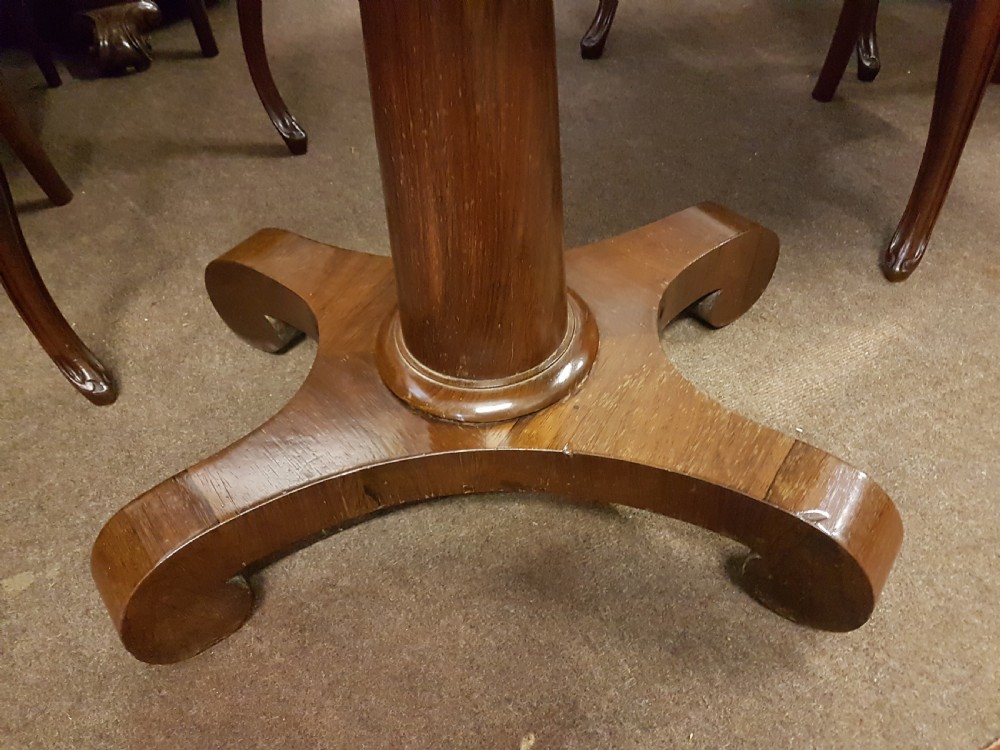 ANTIQUE ROSEWOOD  CARD TABLE  View III